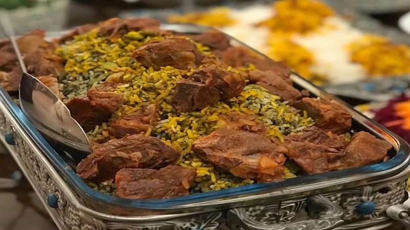 ادویه باقالی پلو با گوشت چیه